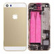 Apple iPhone 5S - Backcover/Kleinteilen (Gold)