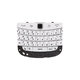 Blackberry Bold Touch 9900 - Tastatur Set - Weiß