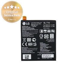 LG G Flex 2 H955 - Akku Batterie BL-T16 3000mAh - EAC62718201 Genuine Service Pack