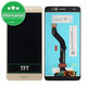 Huawei Honor 7 Lite Dual, Honor 5c - LCD Display + Touchscreen Front Glas (Gold) TFT