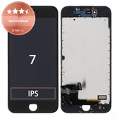 Apple iPhone 7 - LCD Display + Touchscreen Front Glas + Rahmen (Black) Refurbished