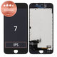 Display für iPhone 7, Black, Touchscreen-Glas mit Rahmen, Refurbished