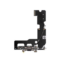 Apple iPhone 7 Plus - Ladestecker Ladebuchse + Flex Kabel (Black)