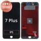 Display für iPhone 7 Plus, Black, Touchscreen-Glas mit Rahmen, Refurbished