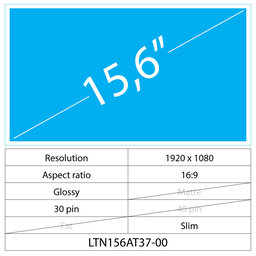 Asus ROG GL553VE-FY 15.6 LCD Slim Glossy 30 Pin Full HD