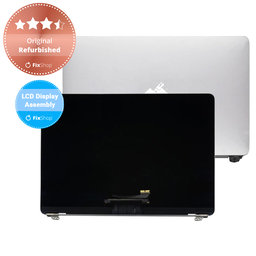 Apple MacBook 12" A1534 (Early 2016 - Mid 2017) - LCD Display + Frontglas + Abdeckung (Silver) Original Refurbished