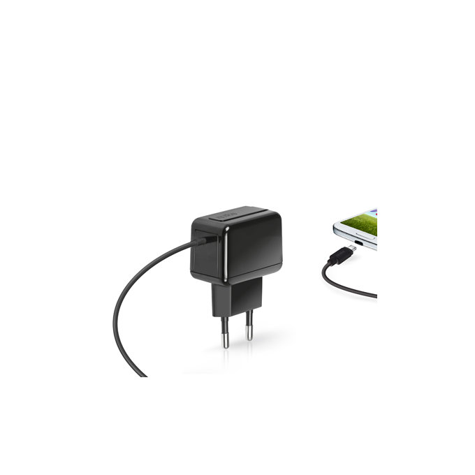 SBS - 5W Ladeadapter mit Micro-USB, schwarz