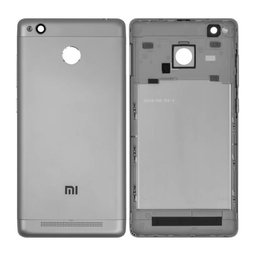 Xiaomi Redmi 3 Pro, 3S - Akkudeckel (Dark Gray)