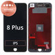 Apple iPhone 8 Plus - LCD Display + Touchscreen Front Glas + Rahmen (Black) Refurbished