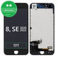 Display für iPhone 8, SE (2020), SE (2022), Black, Touchscreen-Glas mit Rahmen