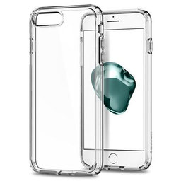 Spigen - Hülle Ultra Hybrid 2 für iPhone 7 Plus a 8 Plus, transparent