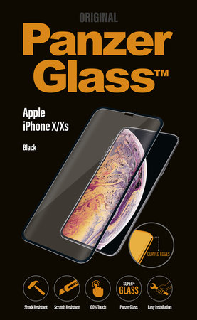 PanzerGlass Premium - Gehärtetes Glas für iPhone X, XS und 11 Pro, black