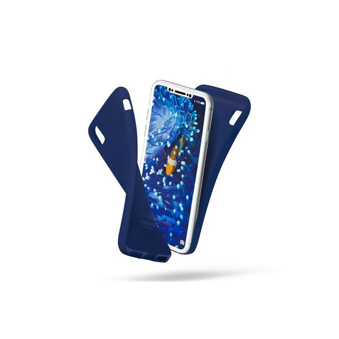 SBS - Polo Fall für iPhone X, blau