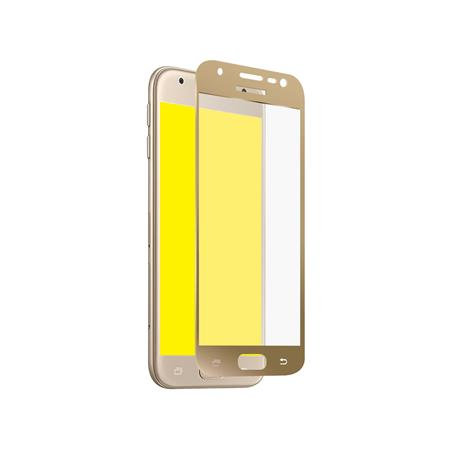 SBS - Full Cover aus gehärtetem Glas für Samsung Galaxy J3 2017, Gold