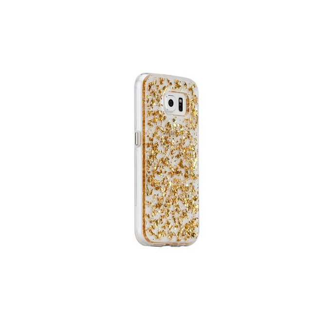 Case-Mate - Karat Hülle für Samsung Galaxy S6, transparent / gold