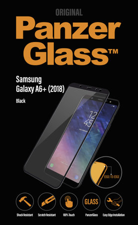 PanzerGlass - Gehärtetes Glas für Samsung Galaxy A6+ (2018) schwarz