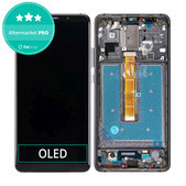 Huawei Mate 10 Pro - LCD Display + Touchscreen Front Glas + Rahmen (Titanium Gray) OLED