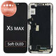 Display für iPhone XS Max, Touchscreen-Glas mit Rahmen, Refurbished
