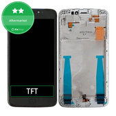 Motorola Moto E4 Plus XT1771 - LCD Display + Touchscreen Front Glas + Rahmen (Gray) TFT