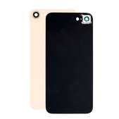 Apple iPhone 8 - Backcover Glas + Rückfahrkameraglas (Gold)