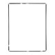 Apple iPad 3, iPad 4 - Unter Touchglas Plastik Rahmen (Black)