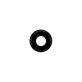 Apple iPhone XR - Rahmen Kameraglas (Black)