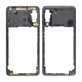 Samsung Galaxy A7 A750F (2018) - Mittlerer Rahmen (Midnight Black) - GH98-43585A Genuine Service Pack