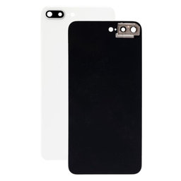 Apple iPhone 8 Plus - Backcover Glas mit Kamerahalterung (Silver)