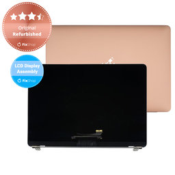 Apple MacBook 12" A1534 (Early 2016 - Mid 2017) - LCD Display + Frontglas + Abdeckung (Gold) Original Refurbished