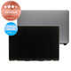 Apple MacBook Pro 13" A1706 (Late 2016 - Mid 2017) - LCD Display + Frontglas + Abdeckung (Space Gray) Refurbished