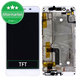 Huawei Y6 II Compact - LCD Display + Touchscreen Front Glas + Rahmen (White) TFT