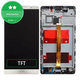 Huawei Mate 8 - LCD Display + Touchscreen Front Glas + Rahmen (White) TFT