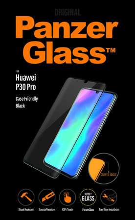 PanzerGlass - Gehärtetes Glas Case Friendly für Huawei P30 Pro, black