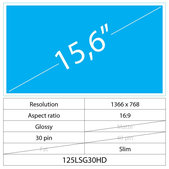 Lenovo IdeaPad Lenovo IdeaPad 330S 81F8 15.6 LCD Slim Glossy 30 Pin Full HD Ohne Griffe