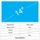 14 LCD Slim Glossy 40 pin HD+