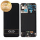 Samsung Galaxy A50 A505F - LCD Display + Touchscreen Front Glas + Rahmen (Black) - GH82-19204A, GH82-19713A, GH82-19714A, GH82-19289A Genuine Service Pack