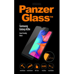 PanzerGlass - Gehärtetes Glas Case Friendly für Samsung Galaxy A10e und A20e, black