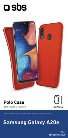 SBS - Fall Polo für Samsung Galaxy A20e, rot