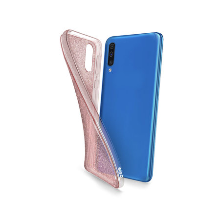 SBS - Fall Glitter für Samsung Galaxy A50, rosa