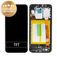 Samsung Galaxy A20e A202F - LCD Display + Touchscreen Front Glas + Rahmen (Black) - GH82-20229A, GH82-20186A Genuine Service Pack