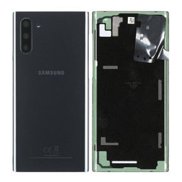 Samsung Galaxy Note 10 - Akkudeckel (Aura Black) - GH82-20528A Genuine Service Pack