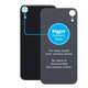 Apple iPhone XR - Backcover Glas Vergrössertes Ringloch für die Kamera (Black)