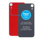 Apple iPhone XR - Backcover Glas Vergrössertes Ringloch für die Kamera (Red)