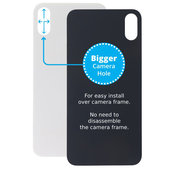 Apple iPhone XS Max - Backcover Glas Vergrössertes Ringloch für die Kamera (Silver)