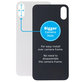 Apple iPhone XS Max - Backcover Glas Vergrössertes Ringloch für die Kamera (Silver)