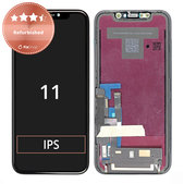Display für iPhone 11, Touchscreen-Glas mit Rahmen, Refurbished