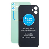 Apple iPhone 11 - Backcover Glas Vergrössertes Ringloch für die Kamera (Green)