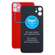 Apple iPhone 11 - Backcover Glas Vergrössertes Ringloch für die Kamera (Red)