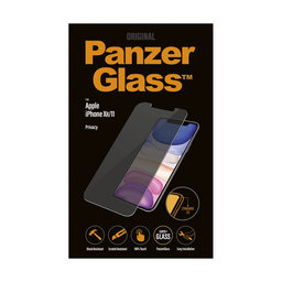 PanzerGlass - Gehärtetes Glas Privacy Standard Fit für iPhone 11, XR, transparent