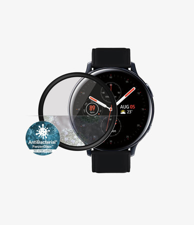 PanzerGlass - Gehärtetes Glas Curved Glass für Samsung Galaxy Watch Active 2 40 mm, black